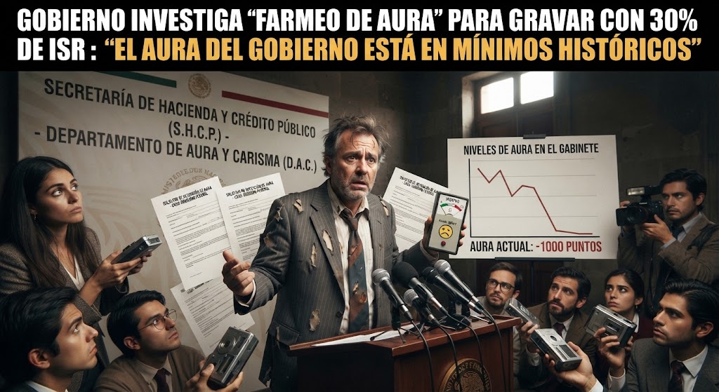 Gobierno investiga qué es “farmear aura” para gravarla con 30% de ISR
